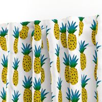 watercolor pineapples