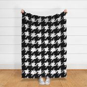 Houndstooth black and white