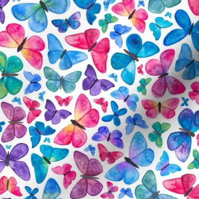 Watercolour Butterfly Pattern