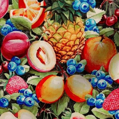 Watercolour Fruit Pattern