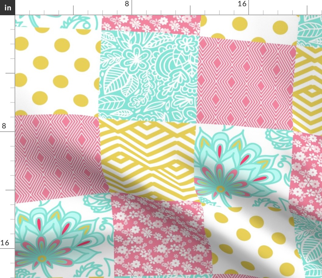 Bright Baby Cheater Quilt