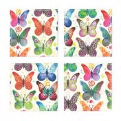 colorful butterflies 