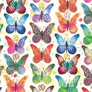 colorful butterflies 