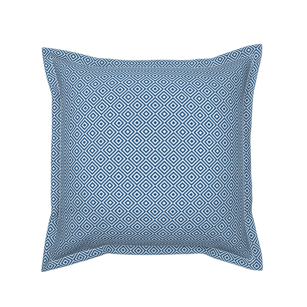 rhombus classic blue on Serama by colorofmagic | Roostery Home Decor