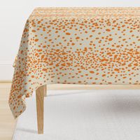 Orange Dots on warm white