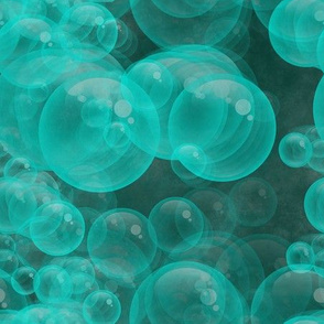 Teal Bubbles