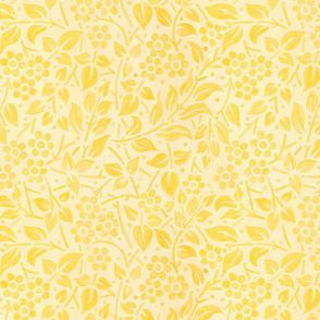 Yellow Filigree Floral