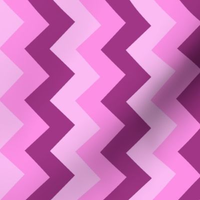 Collared portrait vertical chevron coordinate - pink