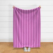 Collared portrait vertical chevron coordinate - pink