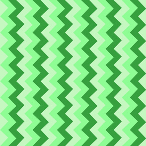 Collared portrait vertical chevron coordinate - green