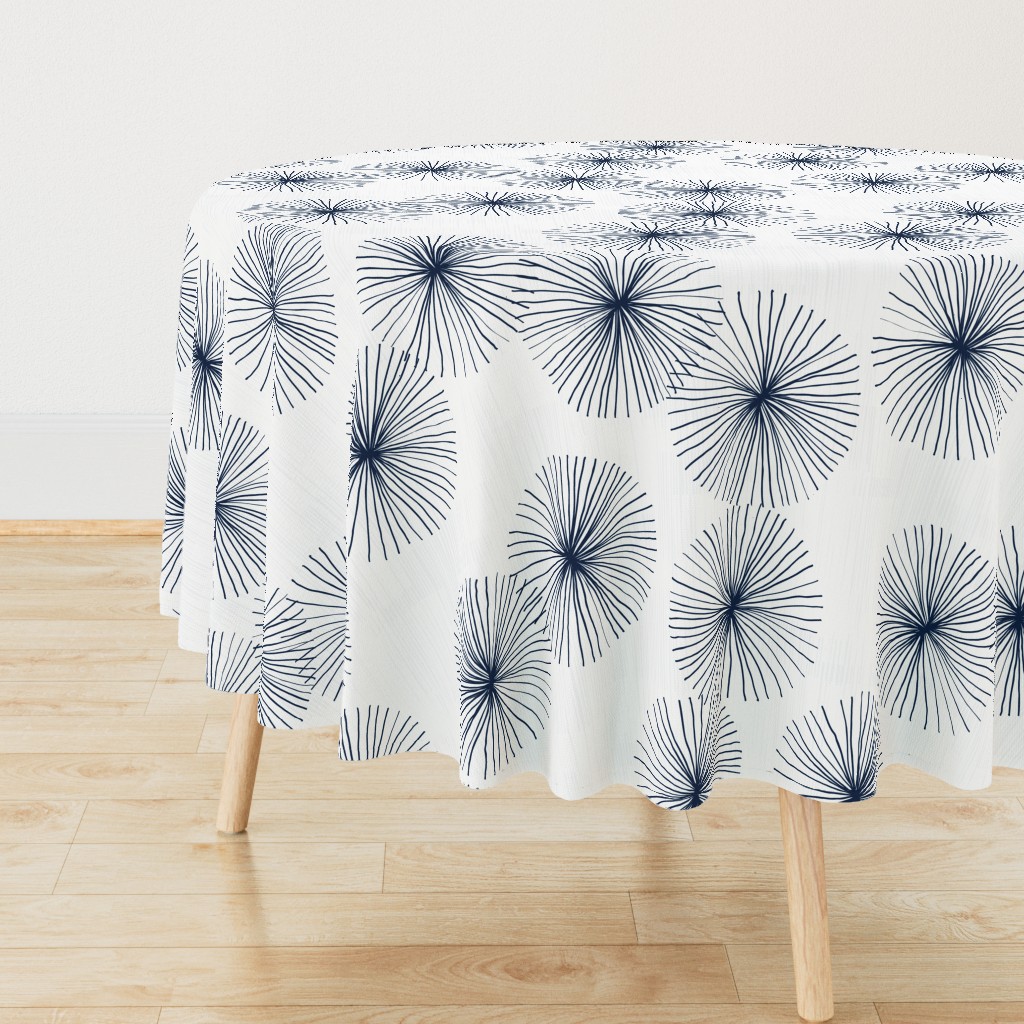 Dandelions White Navy by Friztin