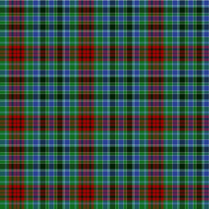 Gordon tartan #3, variant of Red Gordon / Old Huntly,  6", c.1800