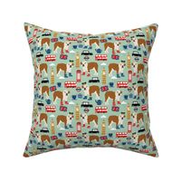 english bulldog fabric london uk bulldogs fabric - mint