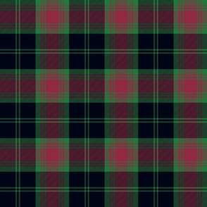 Carlow county Irish tartan, dark 6"