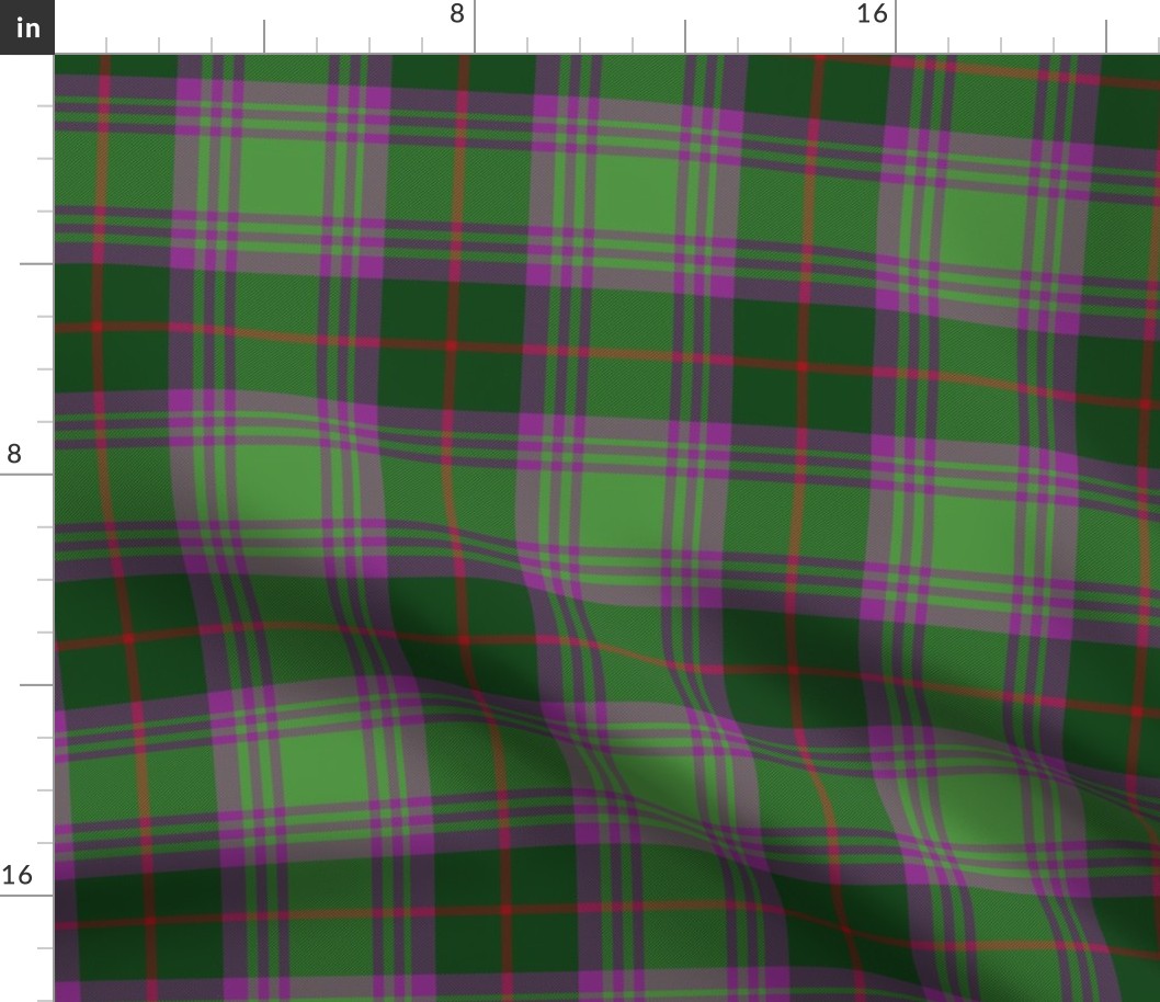 Crantock tartan - 6" modern bright