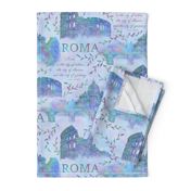 Romewatercolor-blue