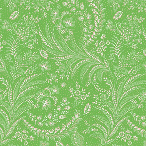 fern floral botanical organic green