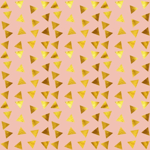 Gold Triangle pink