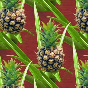 pineapple - painted