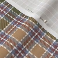 Jacobite 1850 tartan, 6"weathered orange