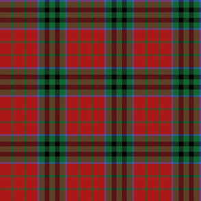 MacTavish tartan #1, c. 1850, 6"