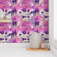 AFRICA ELEPHANT ABSTRACT PAINTING MARBLE PINK YELLOW SPRING SUMMER PSMGE