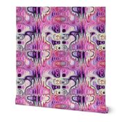 AFRICA ELEPHANT ABSTRACT PAINTING MARBLE PINK YELLOW SPRING SUMMER PSMGE
