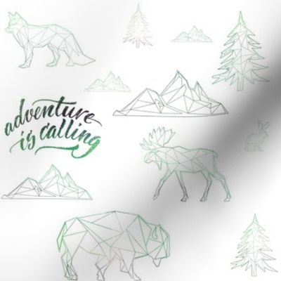 8" ADVENTURE IS CALLING / WOODLAND FRIENDS