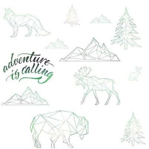 8" ADVENTURE IS CALLING / WOODLAND FRIENDS