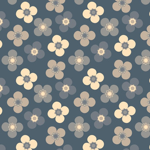 Creamy Slate Poppies by Cheerful Madness!!