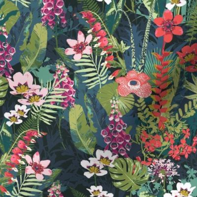 Jungle floral