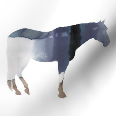 8" Horse Tie Dye