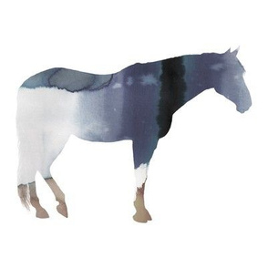 8" Horse Tie Dye