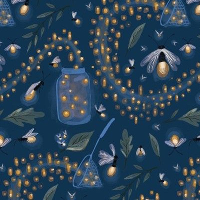 Firefly Fabric, Wallpaper and Home Decor