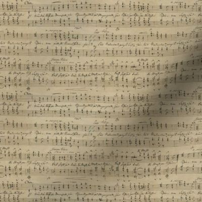 Carl Wilhelm's seamless handwritten sheet music - small
