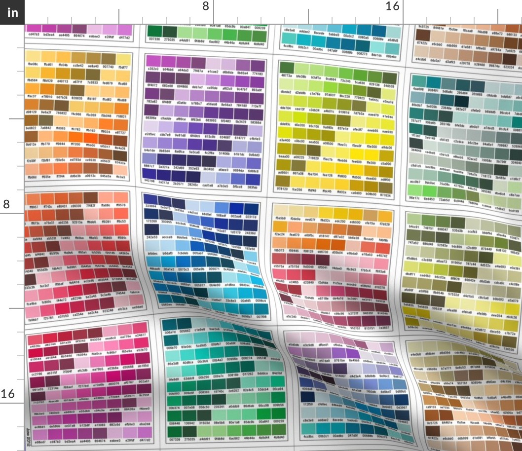 Ultimate [Fat Quarter] Colour Map