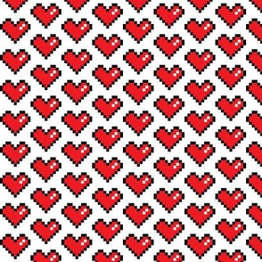 Pixel Heart (red) (large)