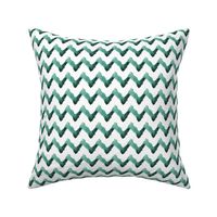 Chevron Ikat Watercolor Home Decor Jade Green White Tribal _ Miss Chiff Designs