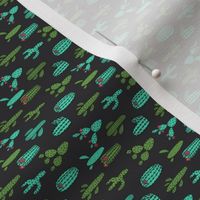 tiny cactus fabric // tiny small cactus fabric 