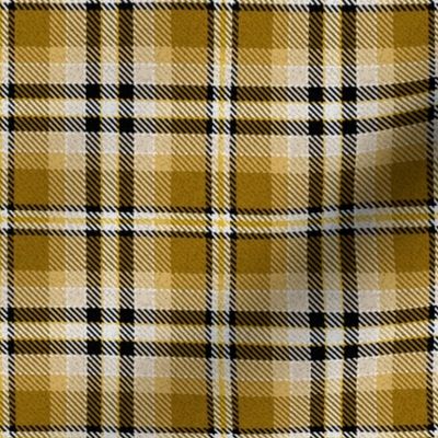 Wheat gold Yellow Black and White_Plaid