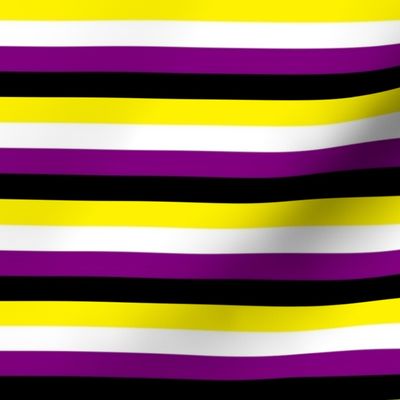 Enby Pride Stripes - 1/2 inch