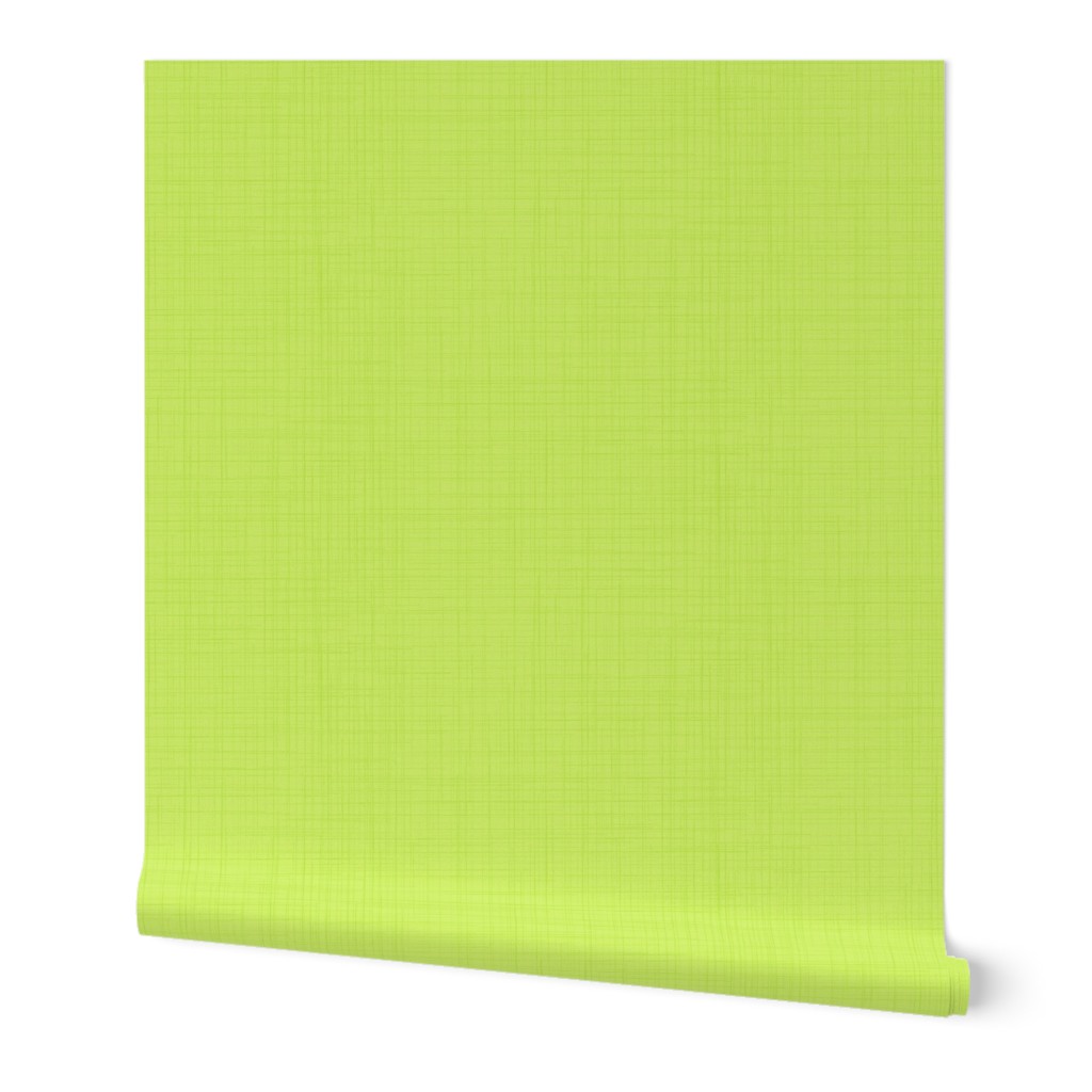 Kiwi Apple Green Solid Linen Texture _Miss Chiff Designs