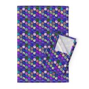 Small METALLIC MIX HEXIES 3D PURPLE