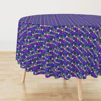 Small METALLIC MIX HEXIES 3D PURPLE