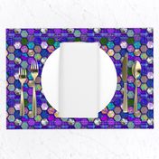 Small METALLIC MIX HEXIES 3D PURPLE