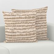 Bach's handwritten sheet music - seamless, natural brown