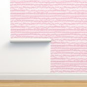 Bach's handwritten sheet music - seamless, pink and white