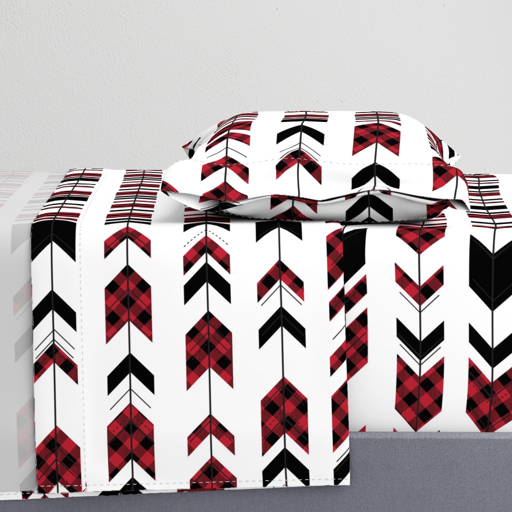 fletching arrows buffalo plaid || the happy camper collection (90)