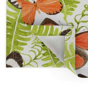 Butterflies and Ferns - large scale