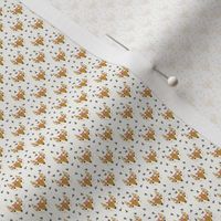mini fox print fabric